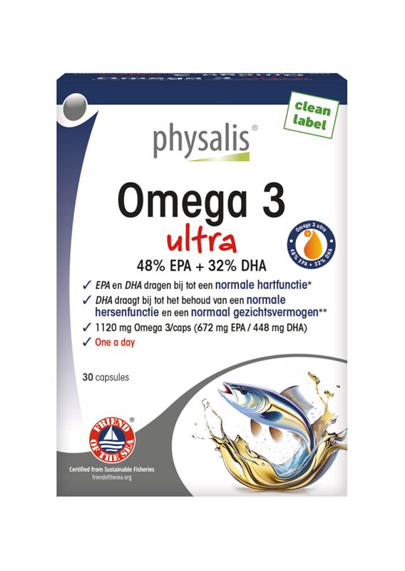 Foto van Physalis omega 3 ultra capsules