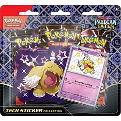 Foto van Pokémon tcg scarlet & violet paldean fates tech sticker collection greavard