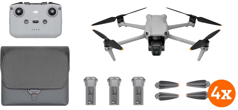 Foto van Dji air 3 fly more combo + remote controller