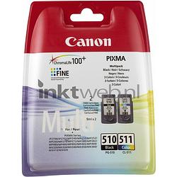 Foto van Canon pg-510/cl-511 zwart en kleur cartridge