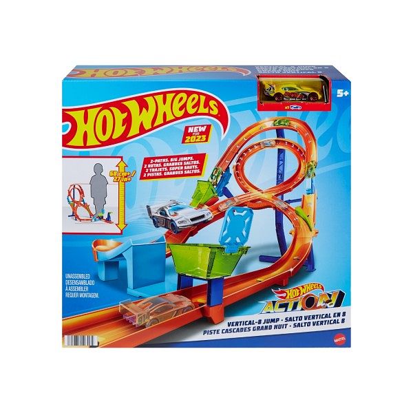 Foto van Hot wheels action vertical 8 jump