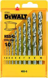 Foto van Dewalt 10-delige metaalborenset hss-g