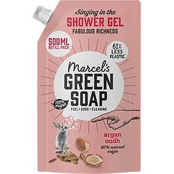 Foto van Marcel'ss green soap shower gel argan oudh refill pack 500ml bij jumbo