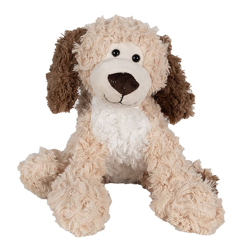 Foto van Clayre & eef knuffel hond 26 cm bruin pluche bruin