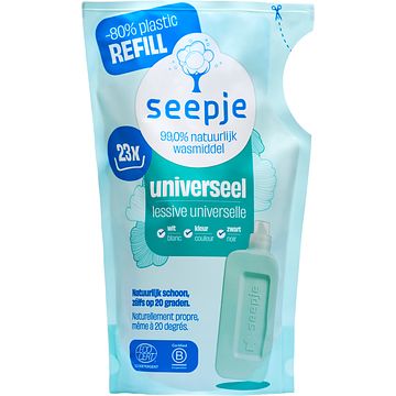 Foto van Seepje universeel wasmiddel refill 1000 ml 23 wasbeurten bij jumbo