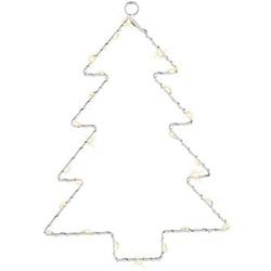 Foto van Kerstverlichting micro led budget boom buit.bo white metal frame - silver wire micro wit/warm wit 3