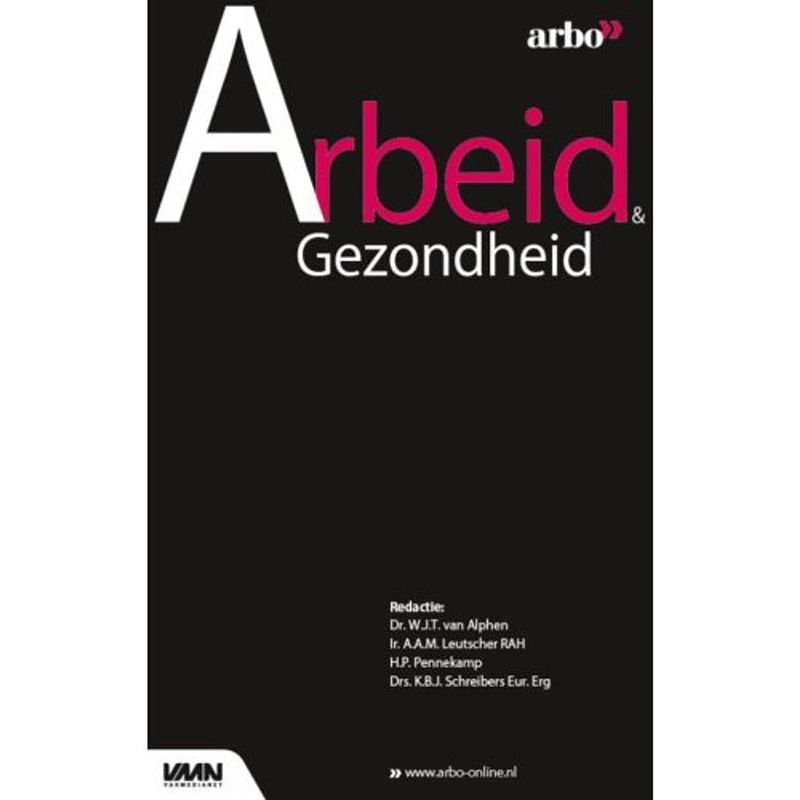 Foto van Arbeid & gezondheid / 2019