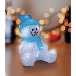 Foto van Polarlite lba-52-001 acryl figuur sneeuwpop koudwit led