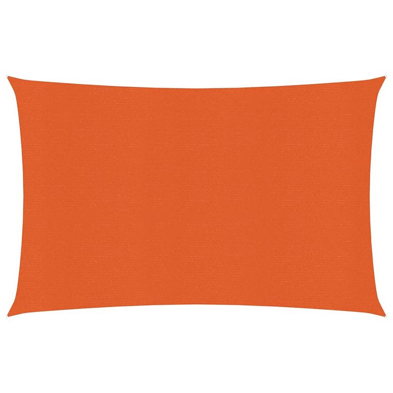 Foto van Vidaxl zonnezeil 160 g/m² 3,5x4,5 m hdpe oranje