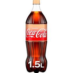 Foto van Cocacola frisdrank vanilla 1, 5l aanbieding bij jumbo | 2e halve prijs