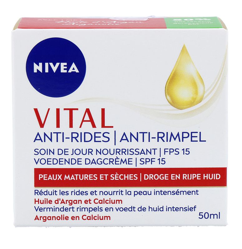 Foto van Nivea vital anti-rimpel extra voedende dagcrème