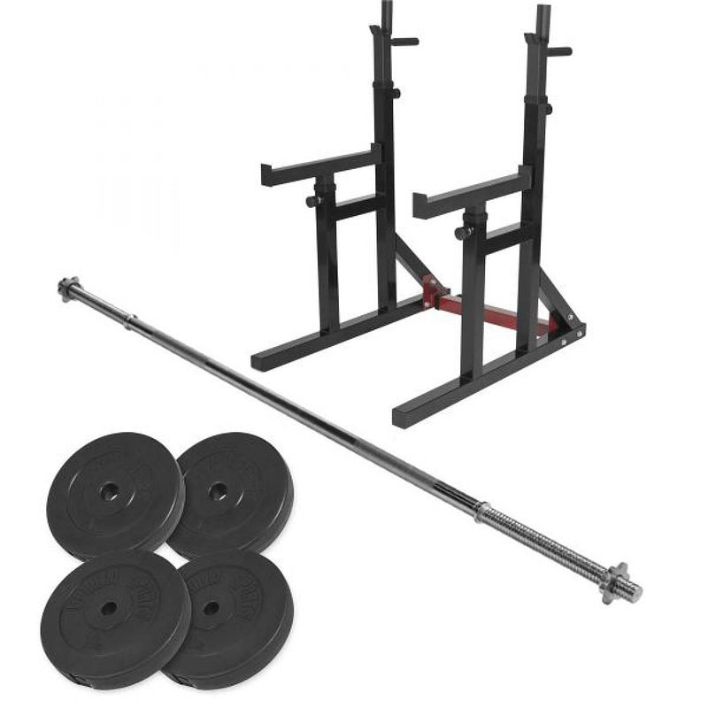 Foto van Gorilla sports multi squat rack 40 kg max. belastbaar 260 kg