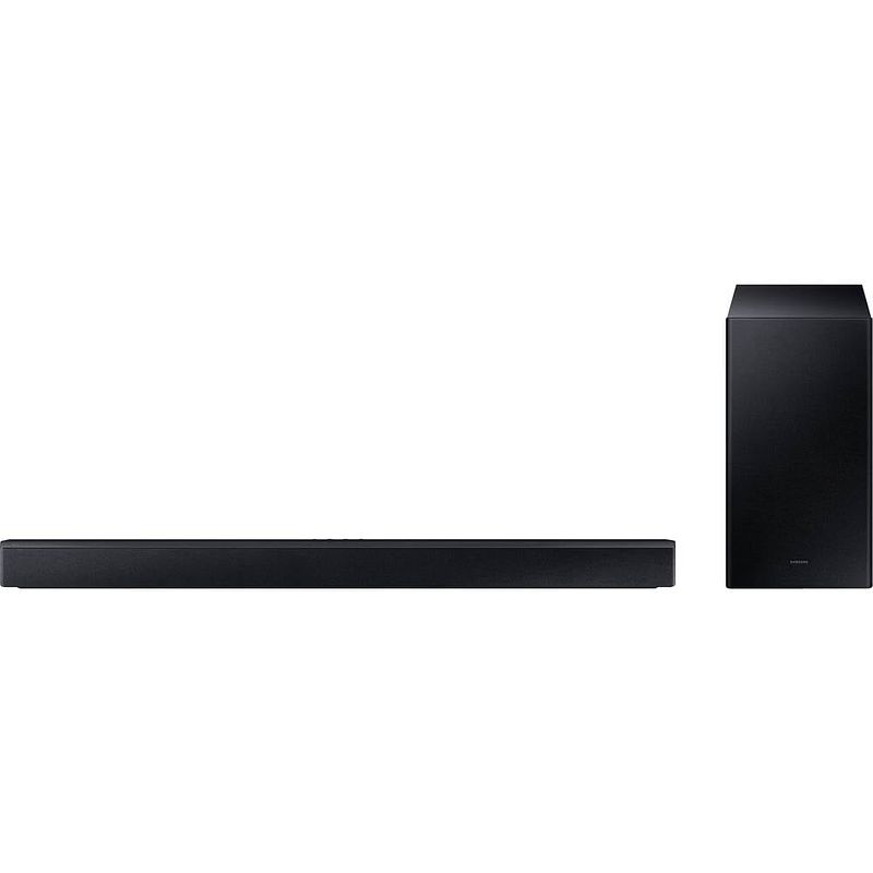 Foto van Samsung hw-c440g/zg soundbar zwart bluetooth, incl. draadloze subwoofer, usb, wandbevestiging