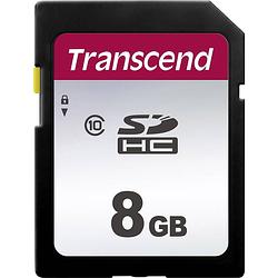 Foto van Transcend premium 300s sdhc-kaart 8 gb class 10, uhs-i, uhs-class 1