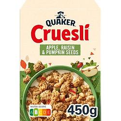 Foto van Quaker cruesli appel & rozijn 450gr bij jumbo