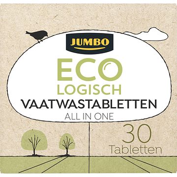 Foto van Jumbo ecologisch vaatwastabletten all in one 30 stuks 480g