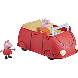 Foto van Peppa pig speelgoedauto peppa's rode auto 28 cm rood 3-delig