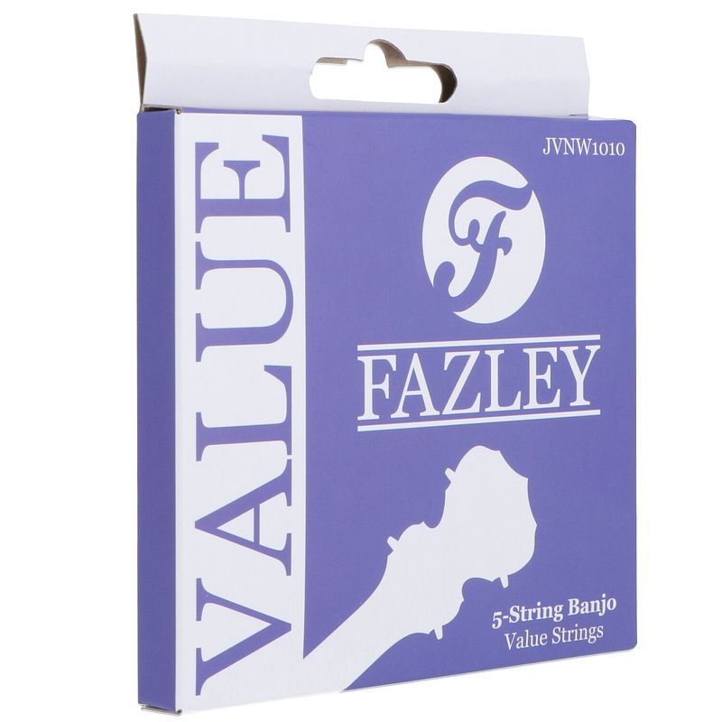 Foto van Fazley jvnw1010 value banjo strings snarenset voor 5-snarige banjo (.010 - .023)