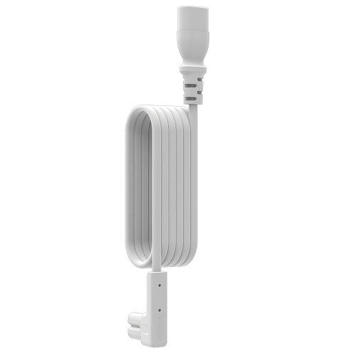 Foto van Flexson 5 meter stroomkabel voor sonos one/play:1 audio accessoire wit