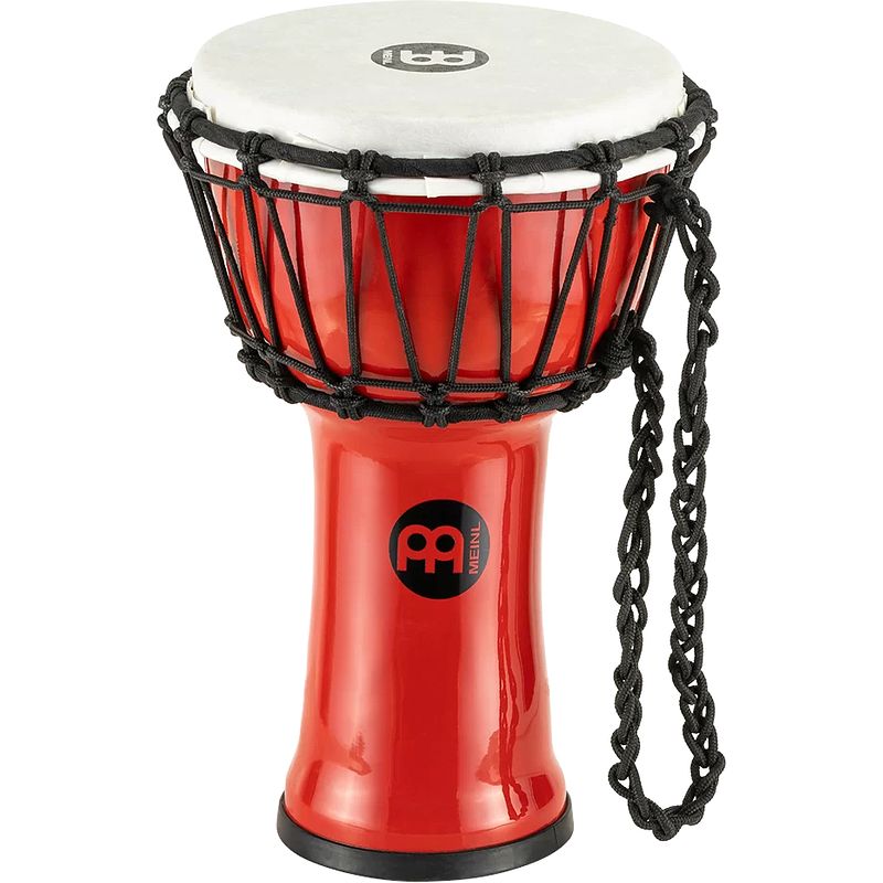 Foto van Meinl jrd-r junior djembé red 7 inch