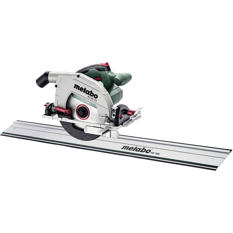 Foto van Metabo set ks 66 fs + fs 160 handcirkelzaag 190 mm 1500 w