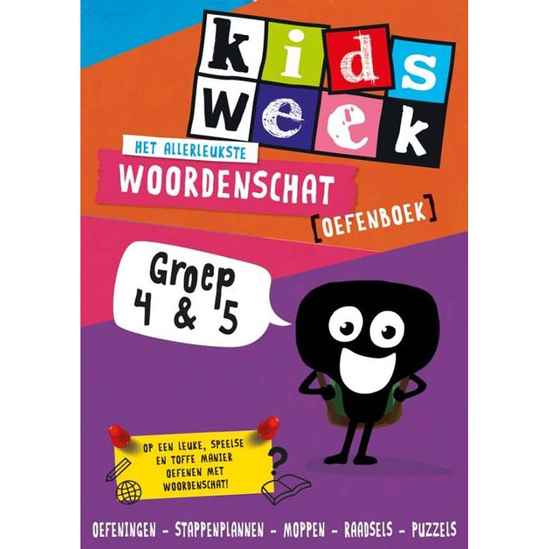 Foto van Het allerleukste woordenschat oefenboek - kidsweek in de klas groep 4