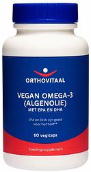 Foto van Orthovitaal vegan omega 3 algenolie capsules