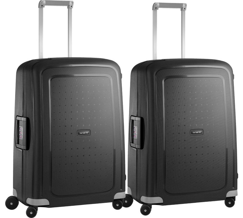 Foto van Samsonite s'cure spinner 69cm black duo kofferset