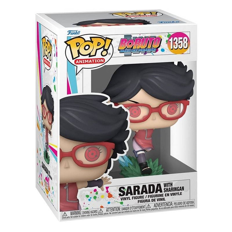 Foto van Pop animation: boruto s3 - sarada with sharingan - funko pop #1358