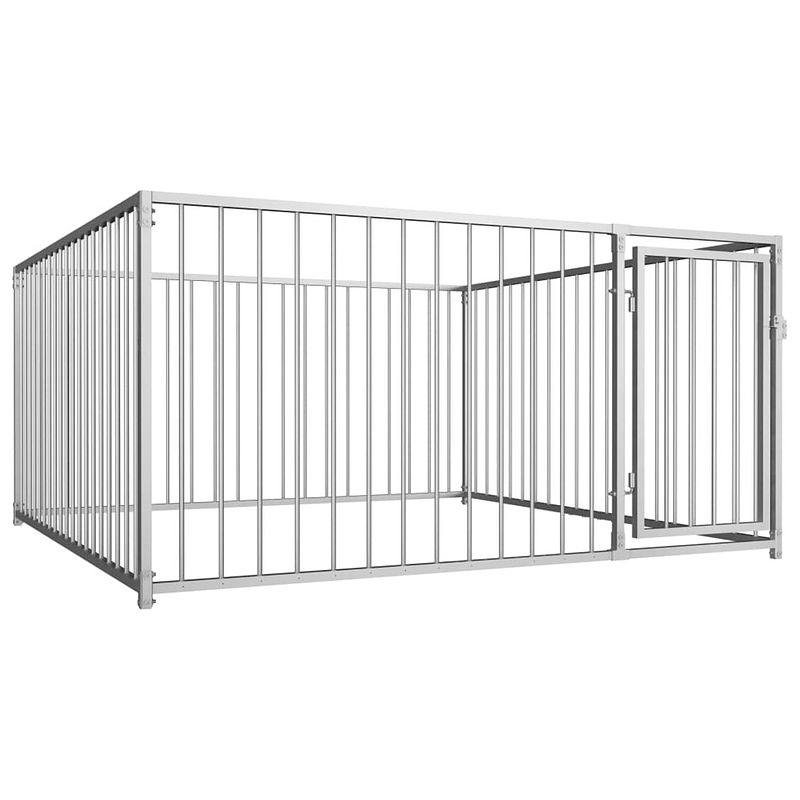 Foto van Vidaxl hondenkennel voor buiten 200x200x100 cm