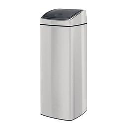 Foto van Brabantia touch bin afvalemmer 25 liter met kunststof binnenemmer - matt steel fingerprint proof