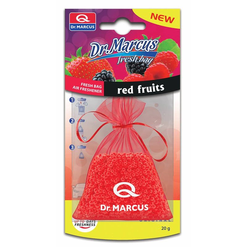 Foto van Dr. marcus geurhanger red fruit 20 gram rood