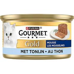 Foto van Purina® gourmet gold mousse met tonijn 85g bij jumbo