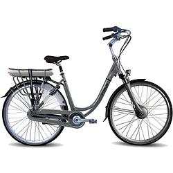 Foto van Vogue premium elektrische stadsfiets 28 inch 48 cm dames 7v rollerbrake matgrijs