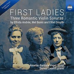 Foto van First ladies, three romantic violin sonatas - cd (5060640070134)