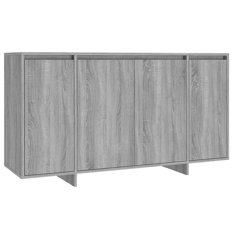 Foto van Vidaxl dressoir 135x41x75 cm spaanplaat grijs sonoma eikenkleurig