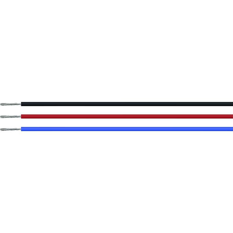 Foto van Helukabel 45101-100 enkele ader siff 1 x 0.25 mm² zwart 100 m