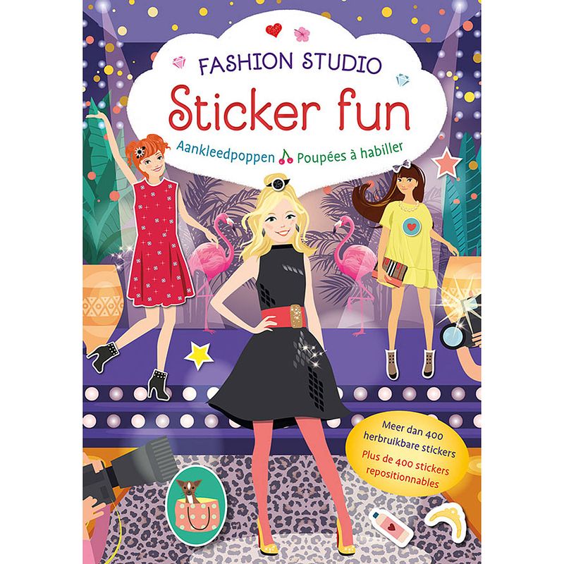 Foto van Deltas fashion studio sticker fun aankleedpoppen