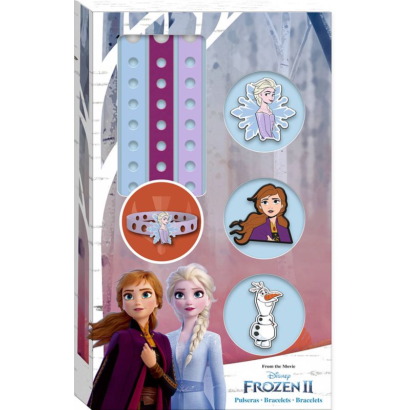 Foto van Disney armbandenset frozen ii junior blauw/paars 6-delig