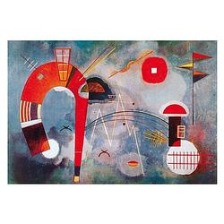 Foto van Wassily kandinsky - rond et pointu kunstdruk 100x70cm