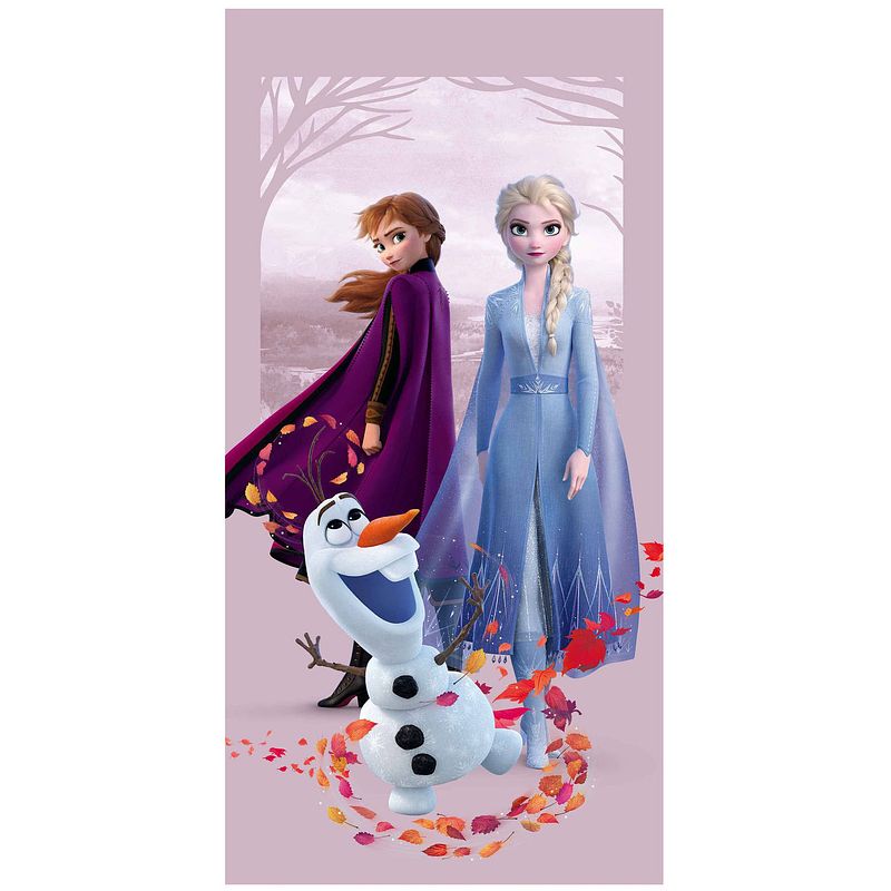 Foto van Disney frozen strandlaken - 70 x 140 cm - katoen