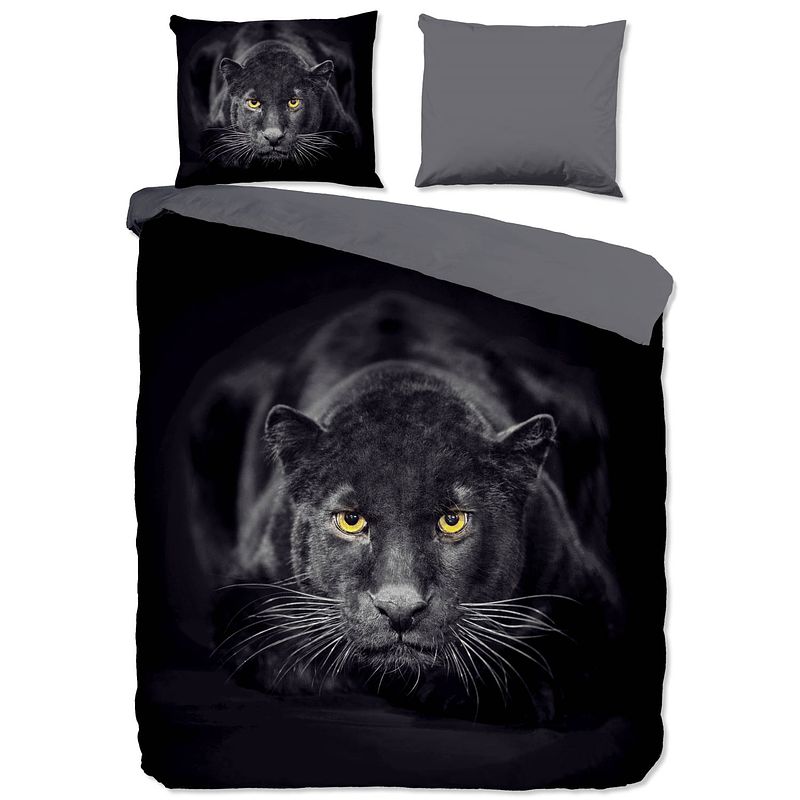 Foto van Pure dekbedovertrek black panther-1-persoons (140 x 200/220 cm)