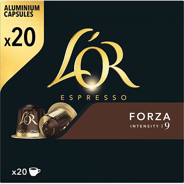 Foto van L'sor espresso forza koffiecups voordeelpak 20 stuks bij jumbo