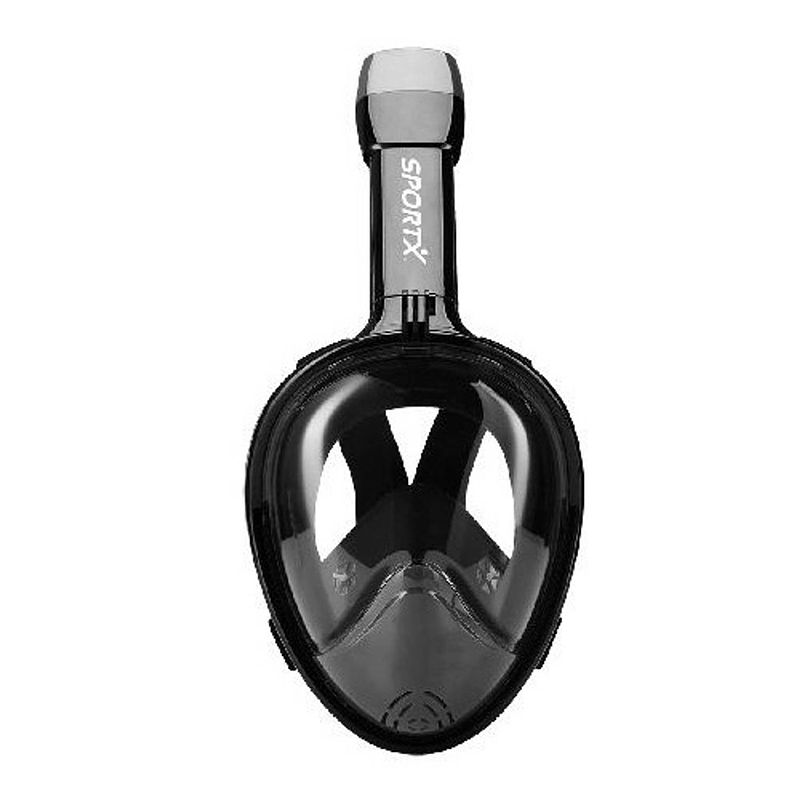 Foto van Sportx duikmasker full face zwart unisex