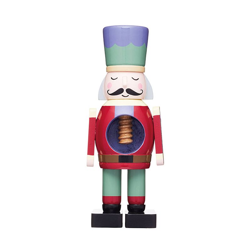 Foto van Kitchencraft - notenkraker, hout, soldaat, man, donker, handgeschilderd - kitchencraft the nutcracker collection