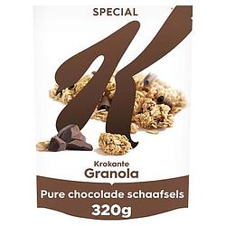 Foto van 2 voor € 5,00 | kellogg'ss special k krokante granola pure chocolade ontbijtgranen 320g aanbieding bij jumbo