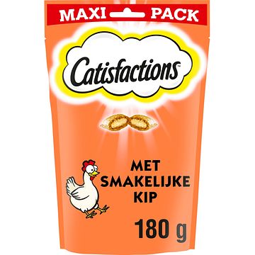 Foto van Catisfactions kattensnacks kip 180g bij jumbo