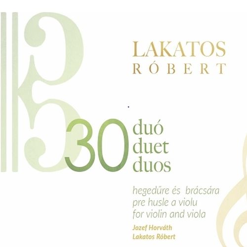 Foto van 30 duo/duet/duos for violin and viola - cd (5998048548828)