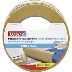 Foto van Tesa universal 56157-00000-11 dubbelzijdige tape (l x b) 25 m x 38 mm 1 stuk(s)