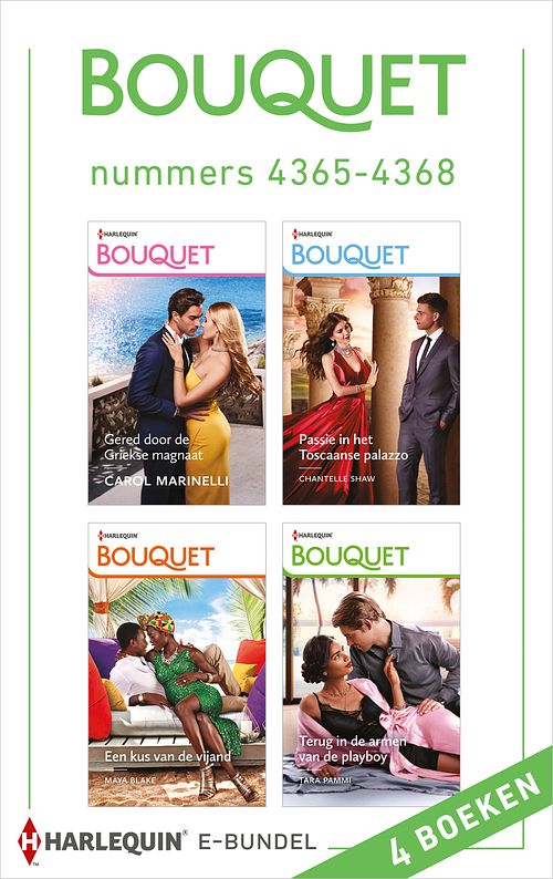 Foto van Bouquet e-bundel nummers 4365 - 4368 - carol marinelli - ebook (9789402557374)